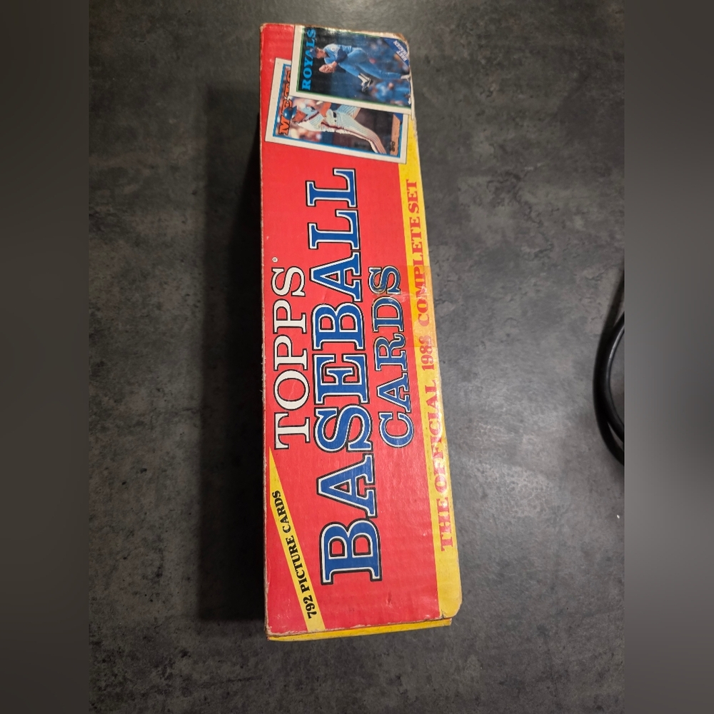 Vintage 1988 Topps Baseball Card Boxed Set Sealed Collectible Baseball Trading C